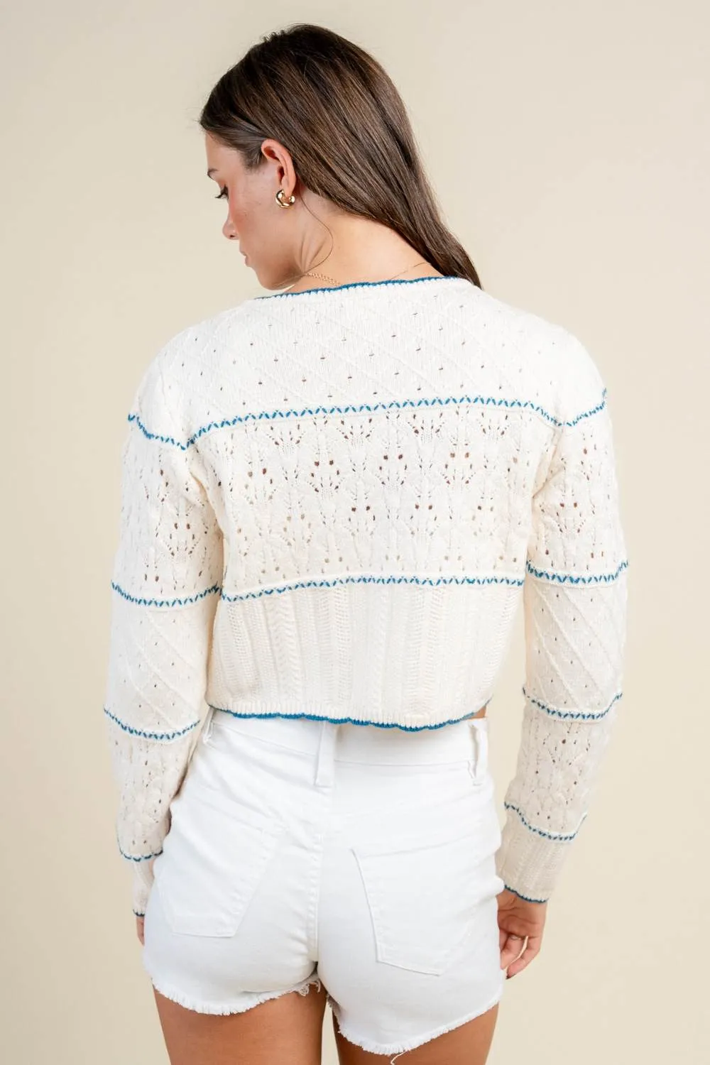 BTKF3207B / CROPPED BUTTON DOWN TOP sold by privy product image thumbnail 3