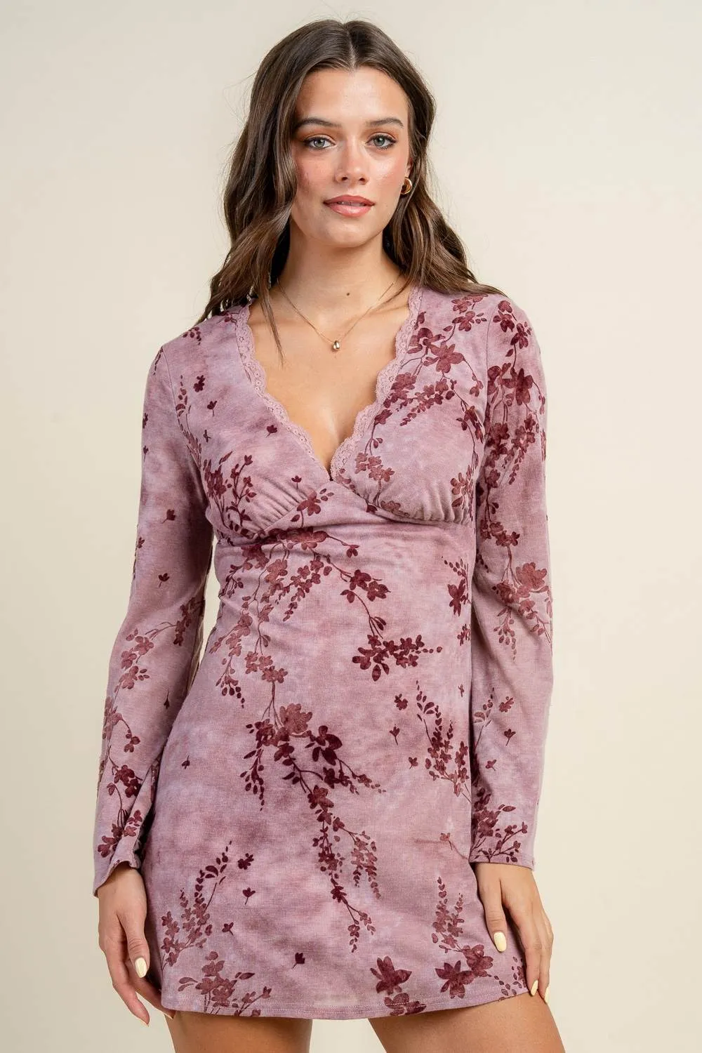 BD13121S / FIT AND FLARE MINI DRESS W/ FLARE SLEEVES sold by privy