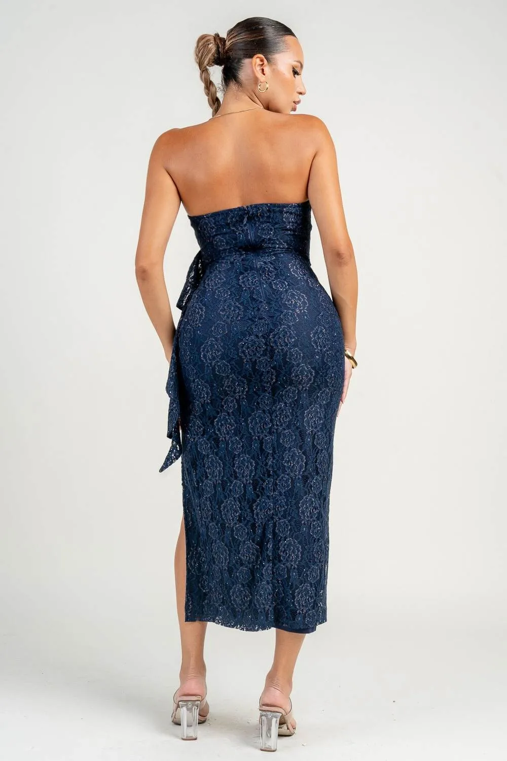 HD30459EST / STRAPLESS MIDI DRESS sold by privy product image thumbnail 3