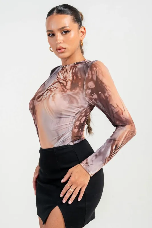 PT45571KST / ROUND NECK LONG SLV BODYSUIT sold by privy