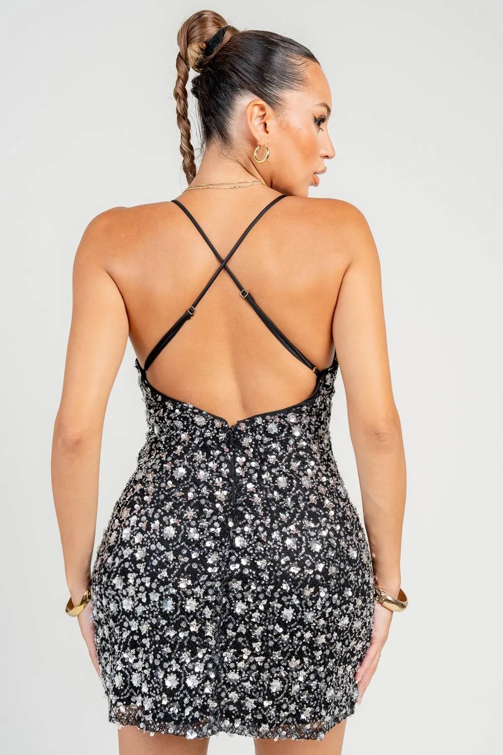 HD30512E / Embellishment Mini Dress sold by privy product image thumbnail 3