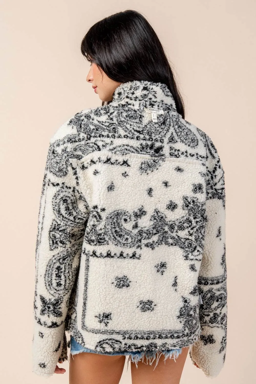 CG60115E / Reversible Bonded Sherpa Jacket sold by privy product image thumbnail 4
