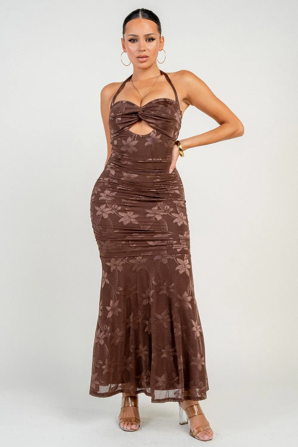 HD30457NST / Trim Accent Midi Dress sold by privy product image thumbnail 3