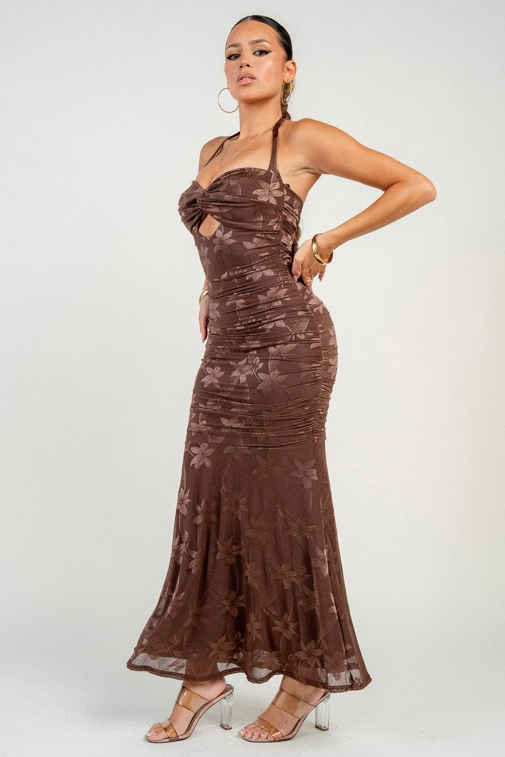 HD30457NST / Trim Accent Midi Dress sold by privy product image thumbnail 4