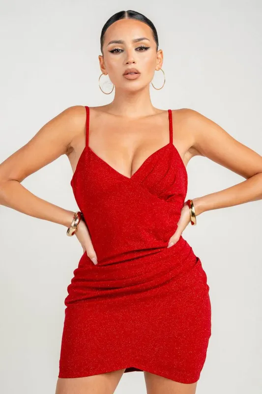 HD30565B / GLITTER KNIT MINI DRESS sold by privy