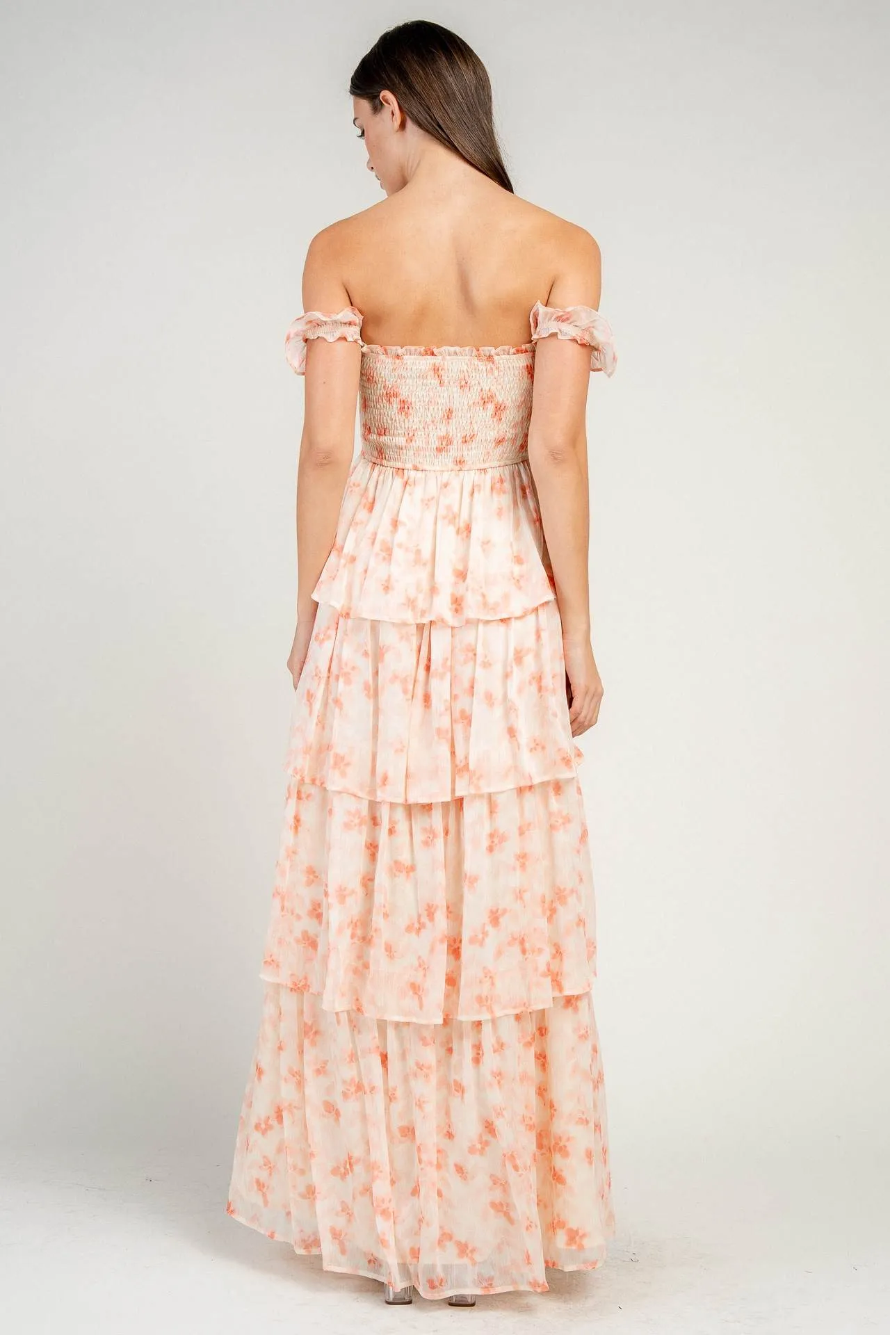 BD13268K / TIERED MAXI DRESS WITH SMOCKED BODICE sold by privy product image thumbnail 5