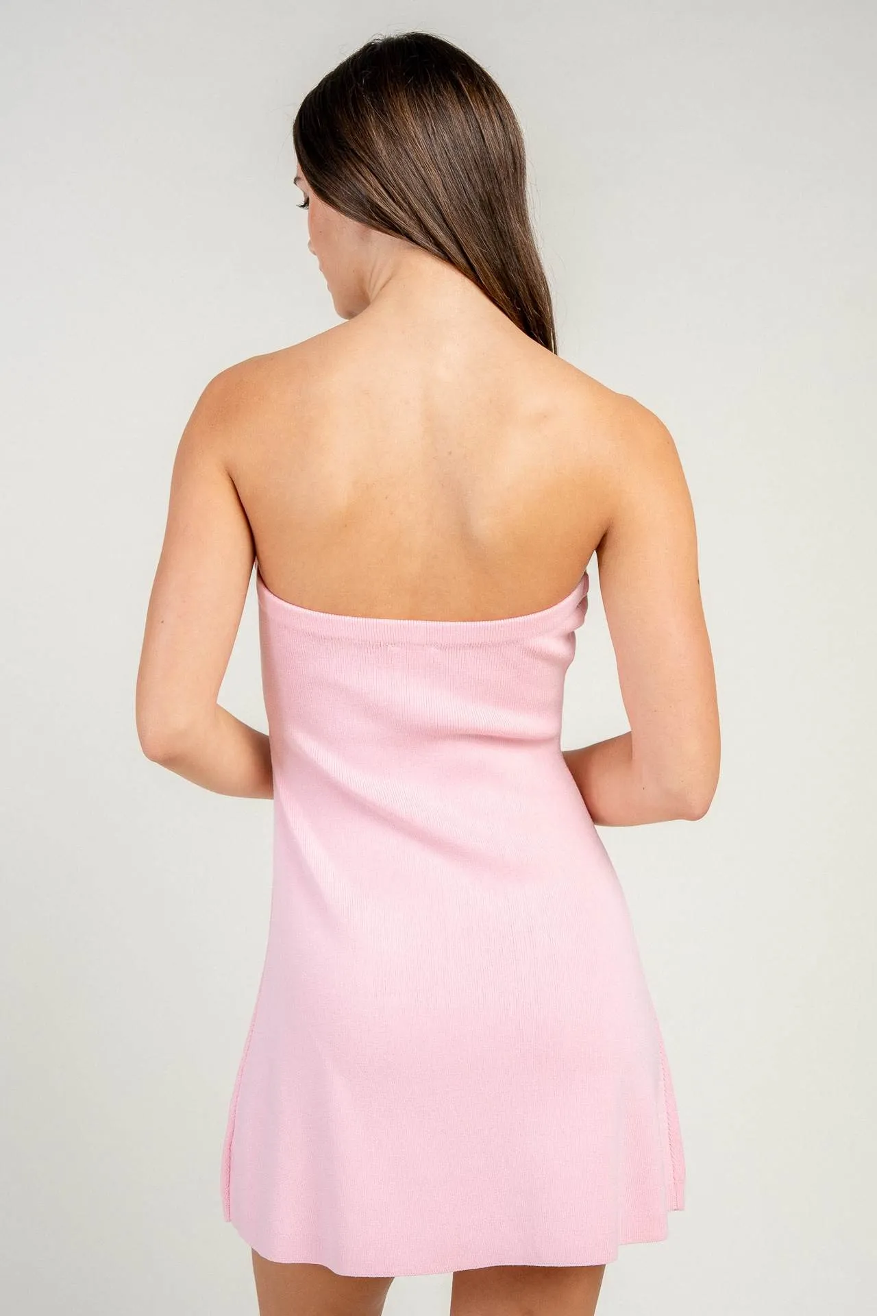 BD13308C / SWEATER TUBE TOP MINI DRESS sold by privy product image thumbnail 3