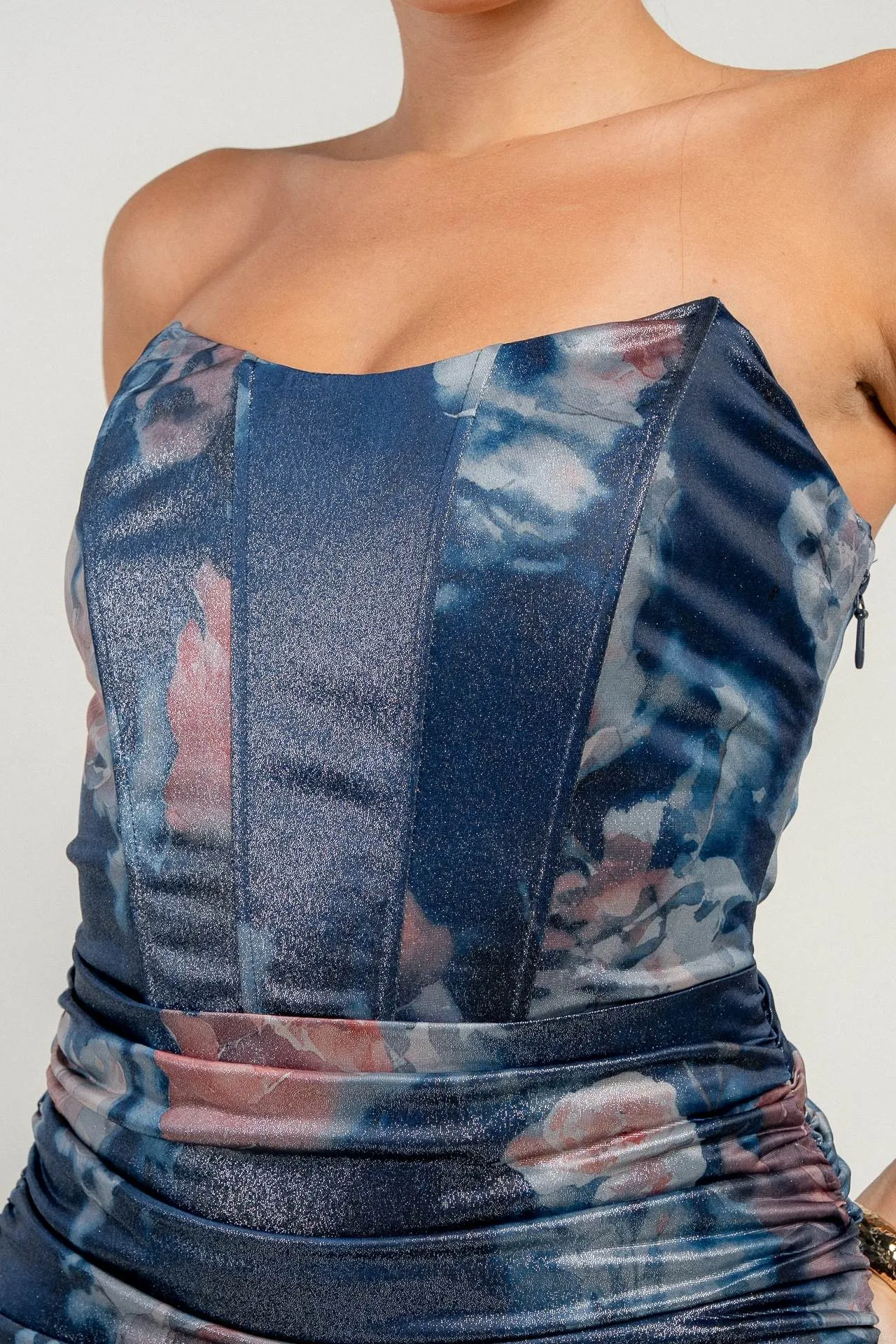 HD30847S STRAPLESS CORSET MINI DRESS sold by privy product image thumbnail 2