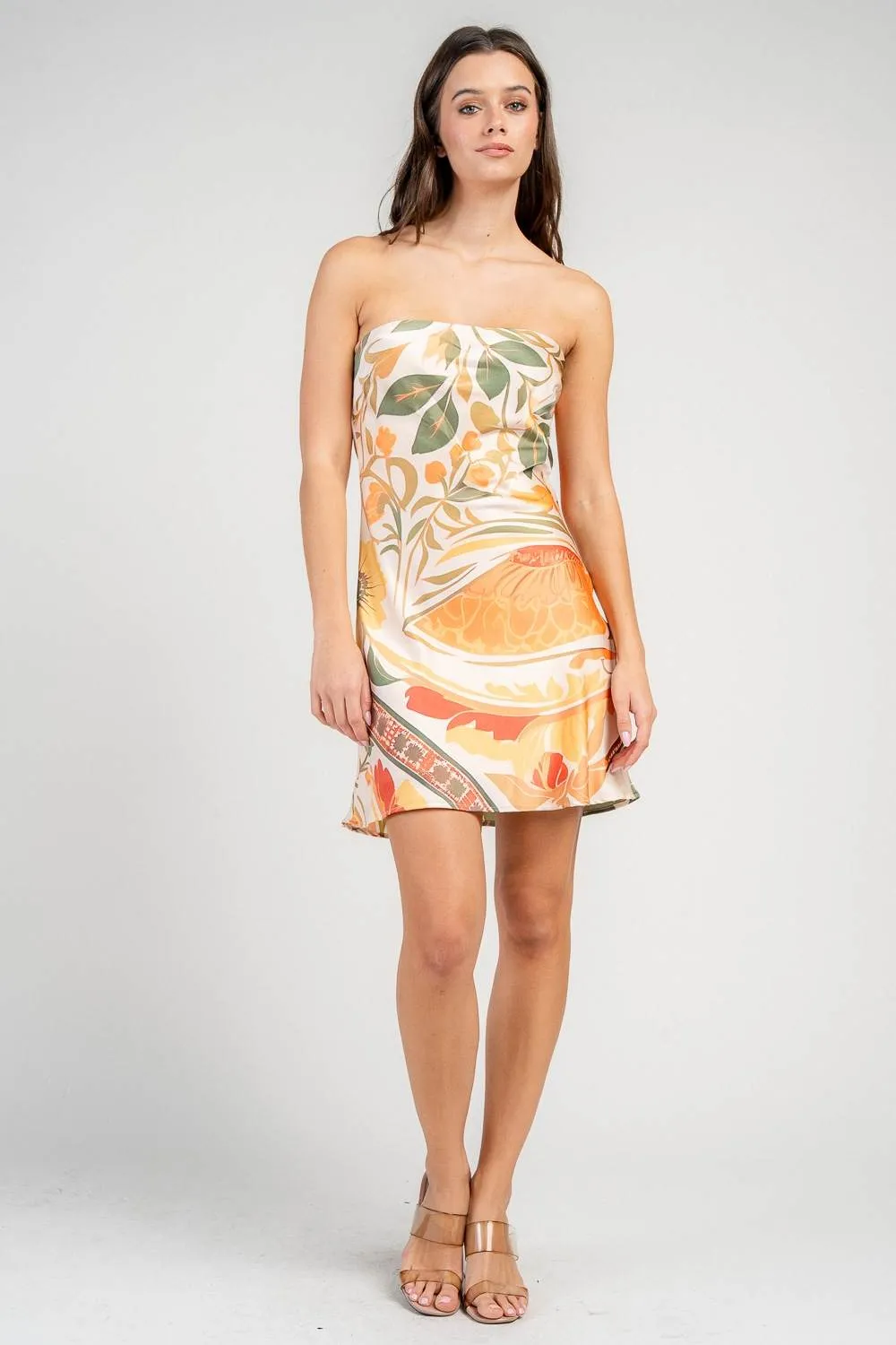 BD13309K / TUBE TOP A-LINE MINI DRESS W/ COWL BACK sold by privy product image thumbnail 5