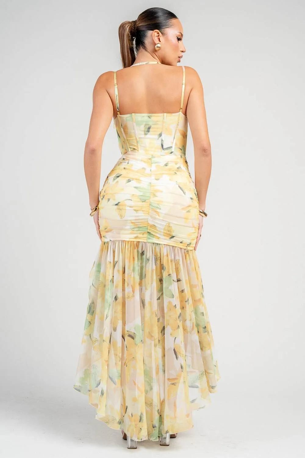 HD30803SST / MESH PRINT MAXI DRESS sold by privy product image thumbnail 3