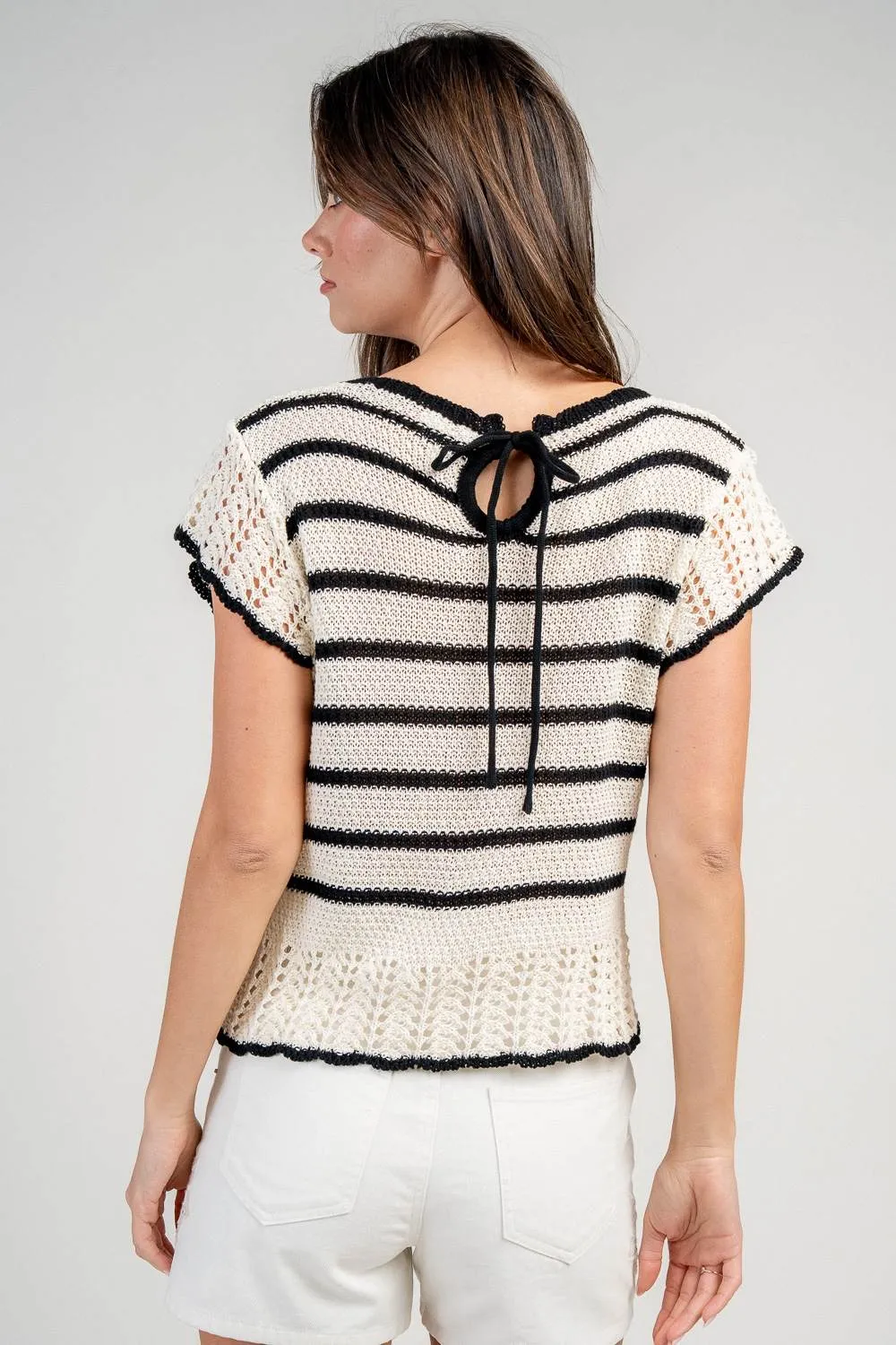 BT3422C / STRIPE SWEATER TOP sold by privy product image thumbnail 3