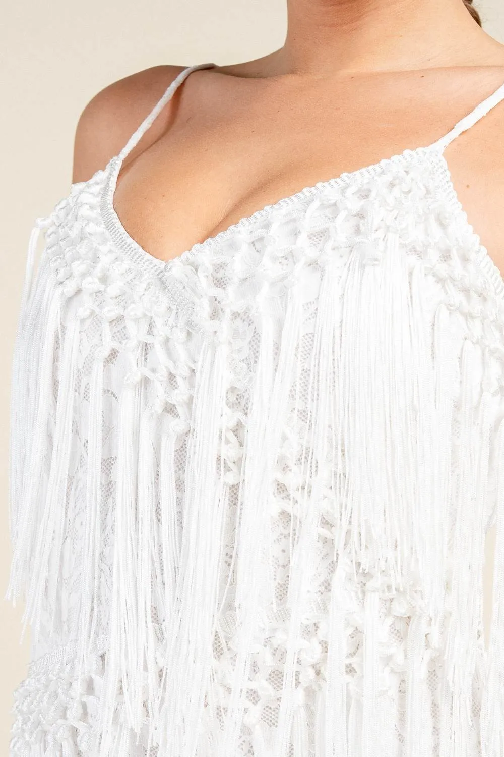 PD79524E / FRINGE DETAIL STRAPPY MINI DRESS sold by privy product image thumbnail 5