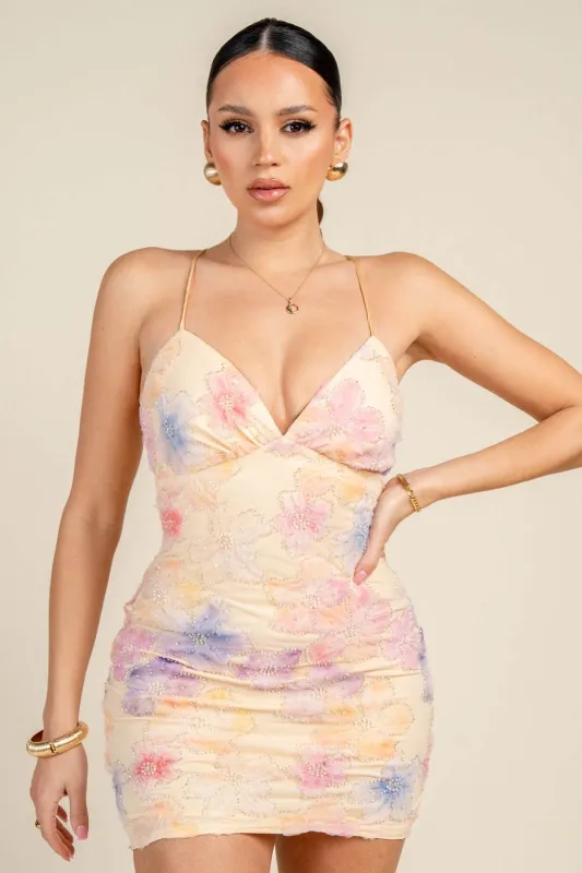 HD30972E / MINI DRESS WITH A BACK LACE UP sold by privy