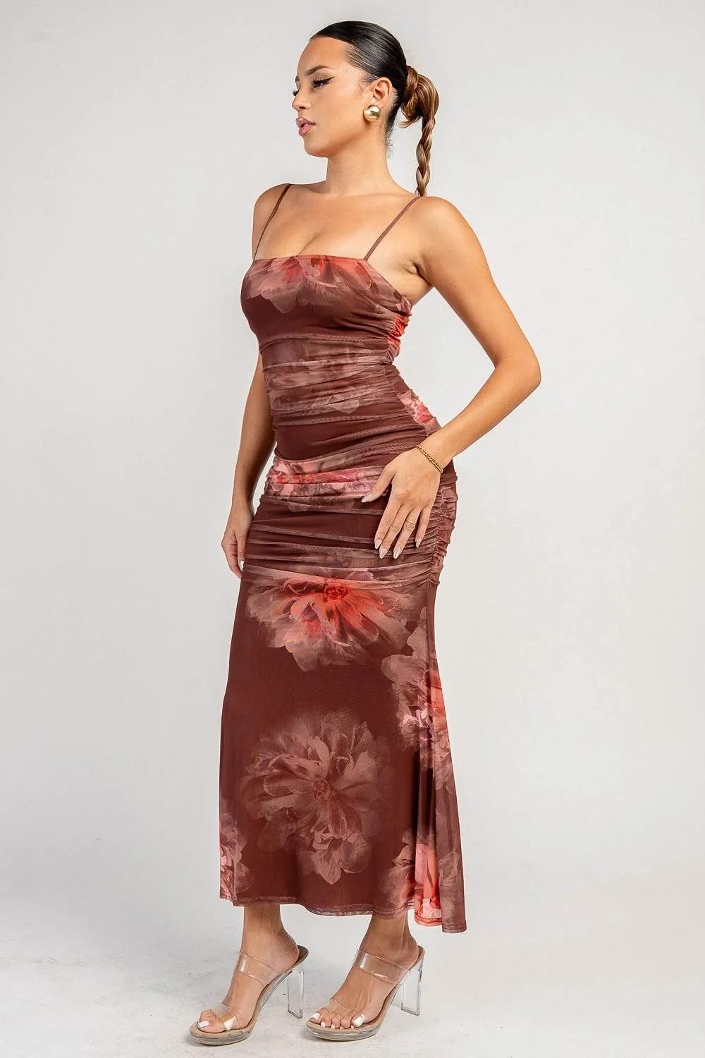 PD80132SST / RUCHED MAXI DRESS sold by privy product image thumbnail 2