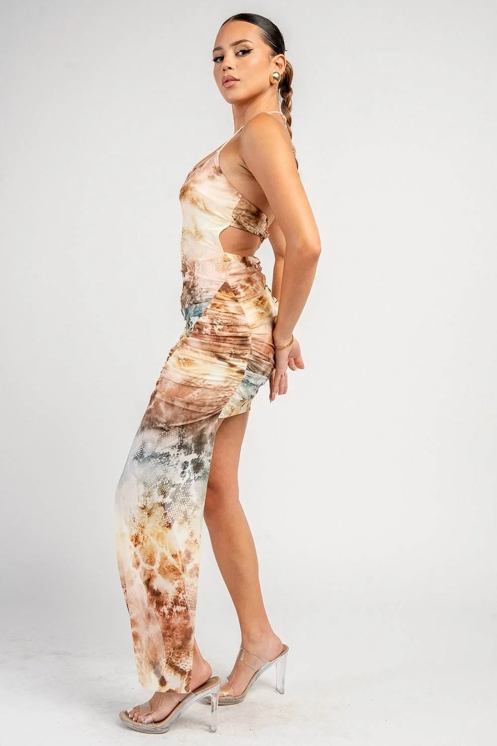 PD80011S / CABO MESH PRINTED MINI DRESS sold by privy product image thumbnail 2