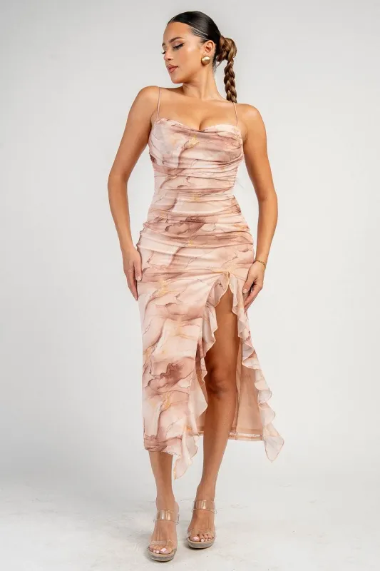 PD80056BTP / SLEEVELESS COWL DRESS made by privy