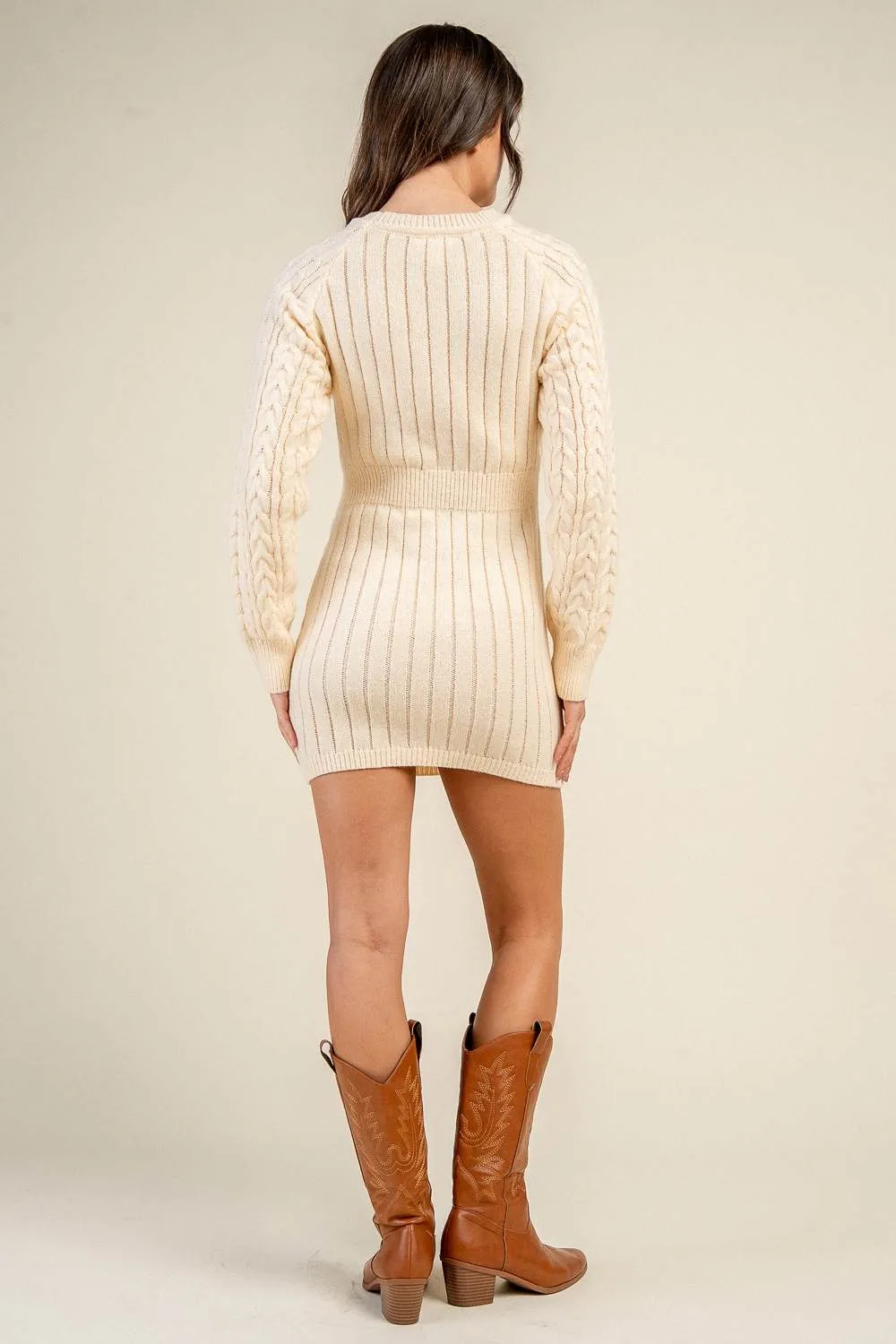 CD31236C / SWEATER MINI DRESS sold by privy product image thumbnail 3