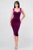 SEXY VELVET DRESS ALL OVER EMBELLISH MIDI DRESS sold by privy