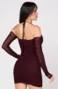 LUXE HOTFIT RHINESTONES MESH SWEETHEART MINI DRESS sold by privy
