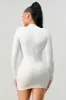 LUX STRETCH SEE-THRU RHINESTONES MOCK MINI DRESS sold by privy