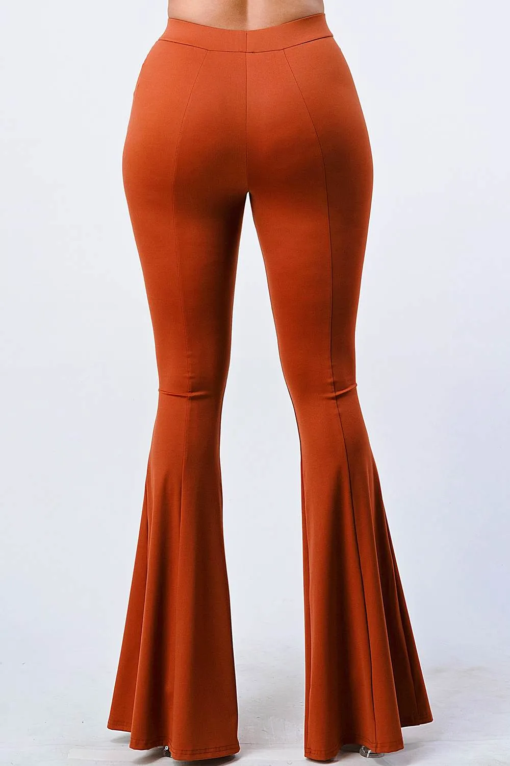 LUXE ELASTIC WAIST SLIT WIDE PANTS sold by privy product image thumbnail 5