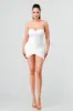 MESH RUFFLED SWEETHEART RUCHED BODYCON MINI DRESS sold by privy