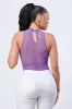 LUXE MOCK NECK KEYHOLES MESH BODYSUIT sold by privy