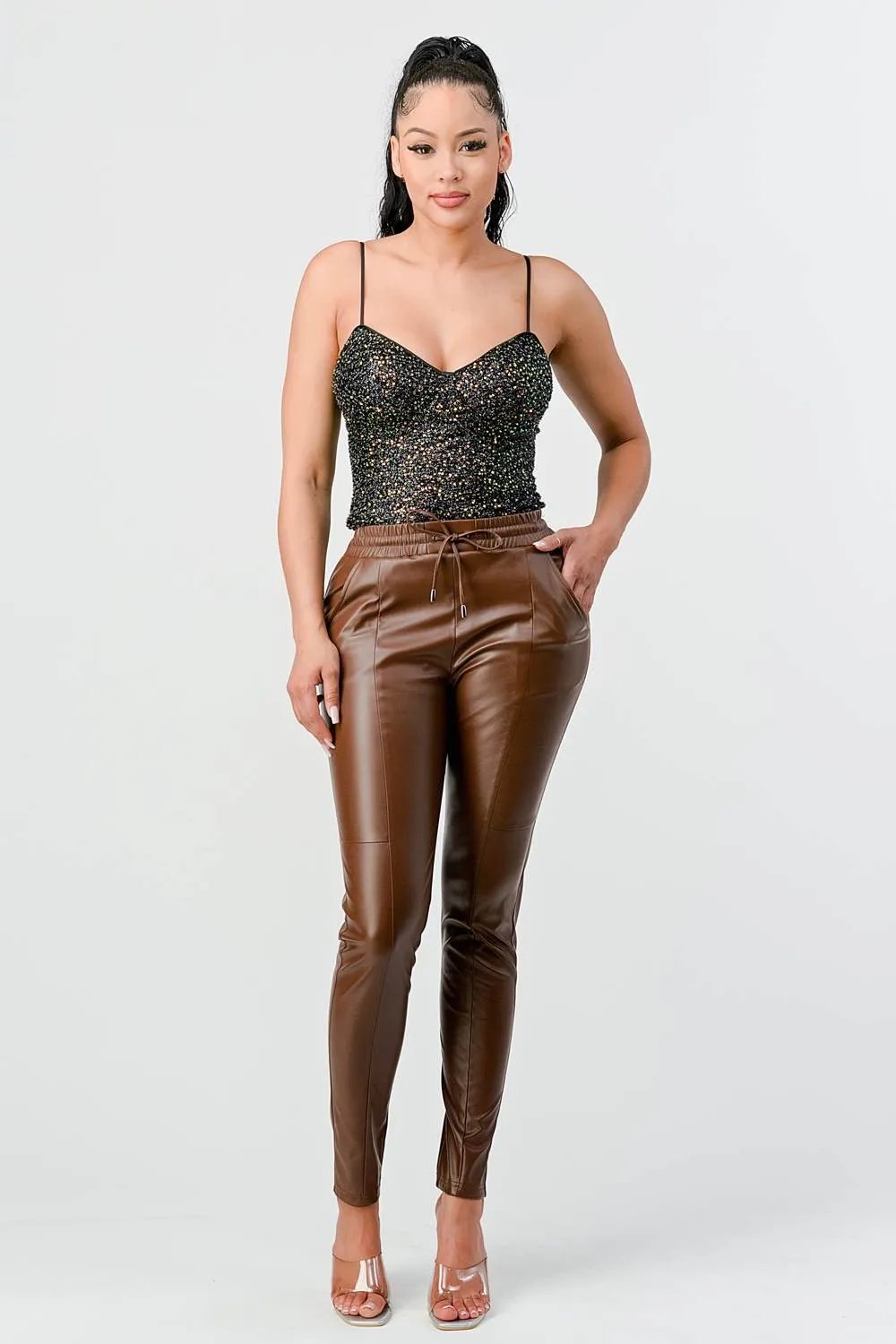 SEUQINS SUPER STRETCH SWEETHEART BODYSUIT sold by privy product image thumbnail 4