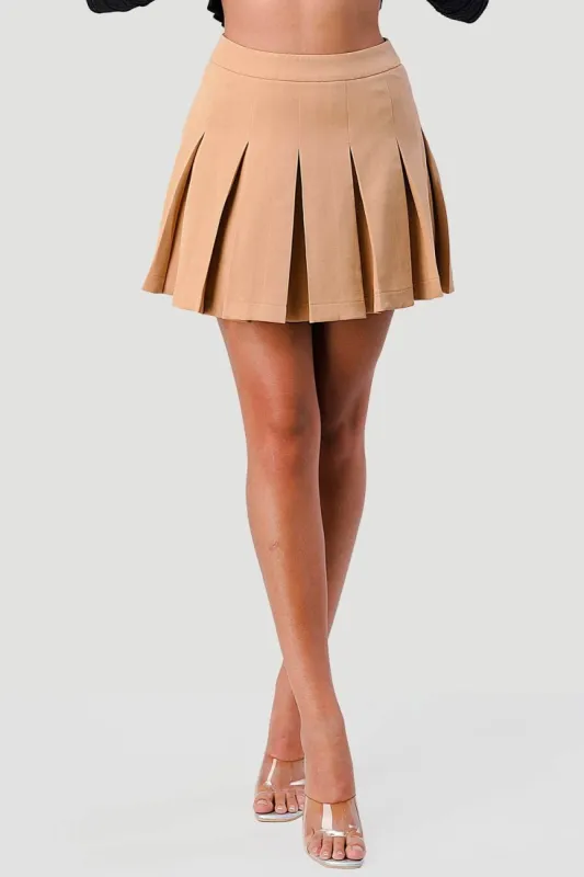 SEXY HIGH WAIST PLEATED MINI SKIRT sold by privy