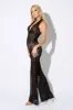 SEXY SEE-THRU STRETCH  LACE HALTERNECK JUMPSUIT sold by privy