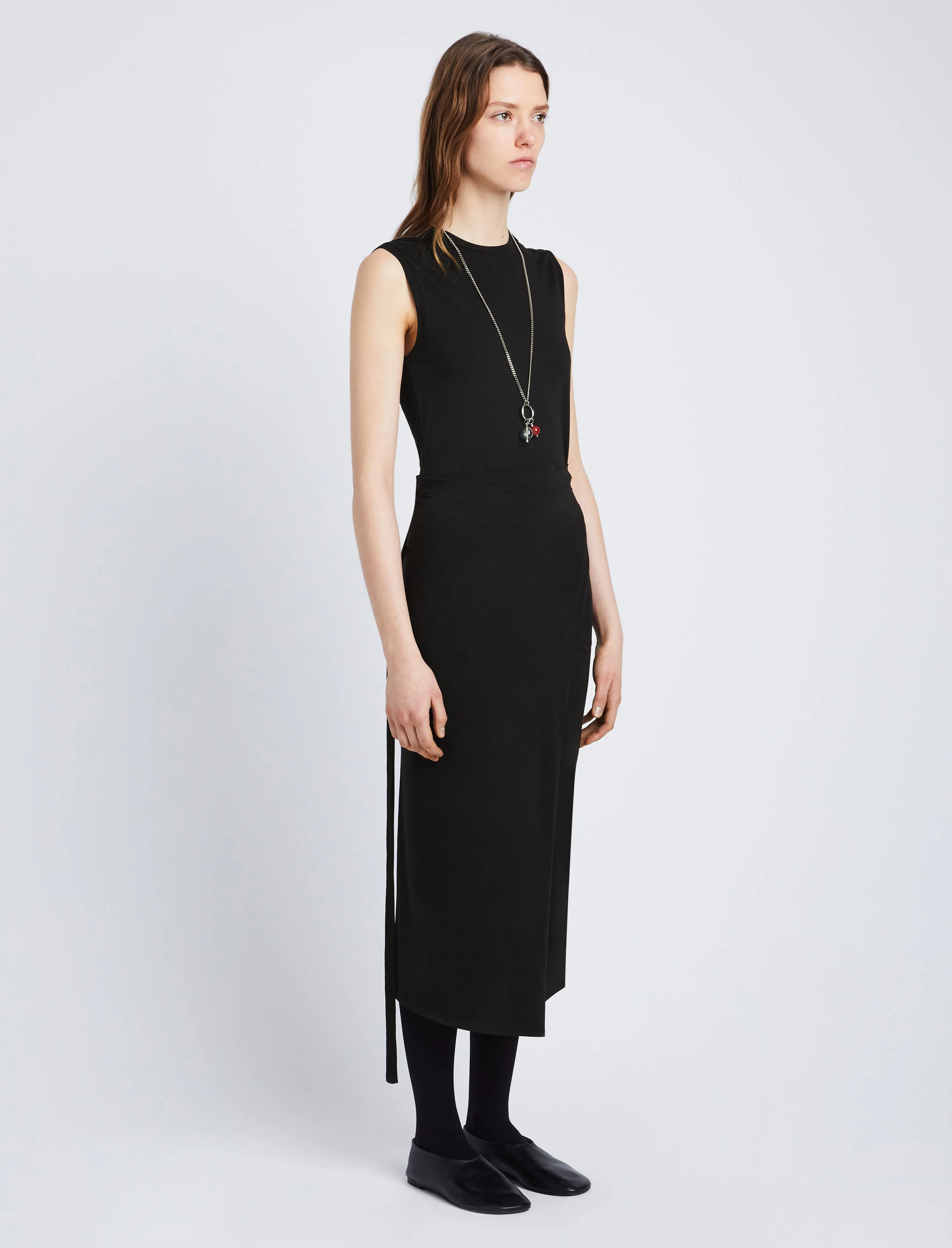T-Shirt Wrap Dress sold by Proenza Schouler product image thumbnail 3