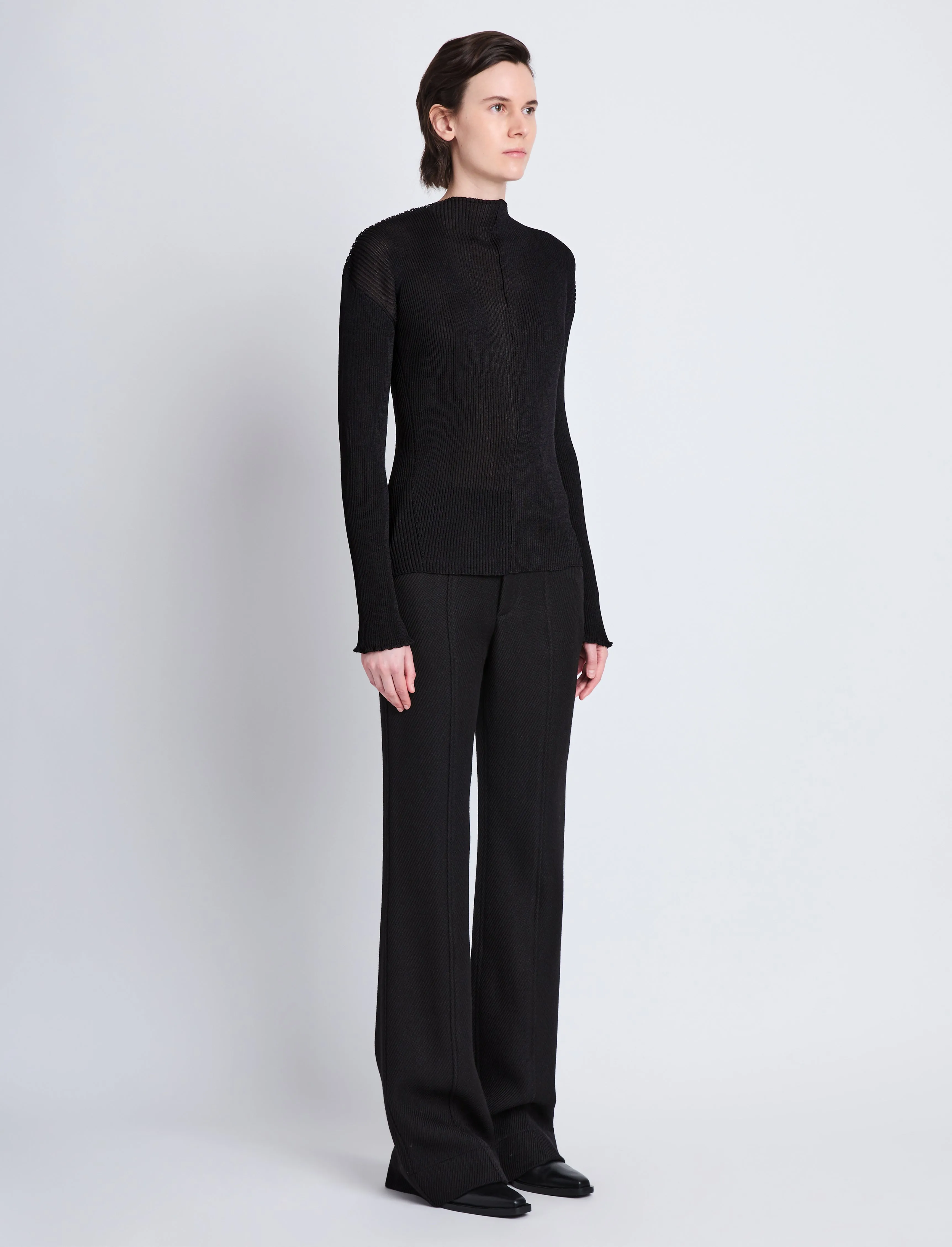 Camille Top in Gauze Viscose Knit sold by Proenza Schouler product image thumbnail 4