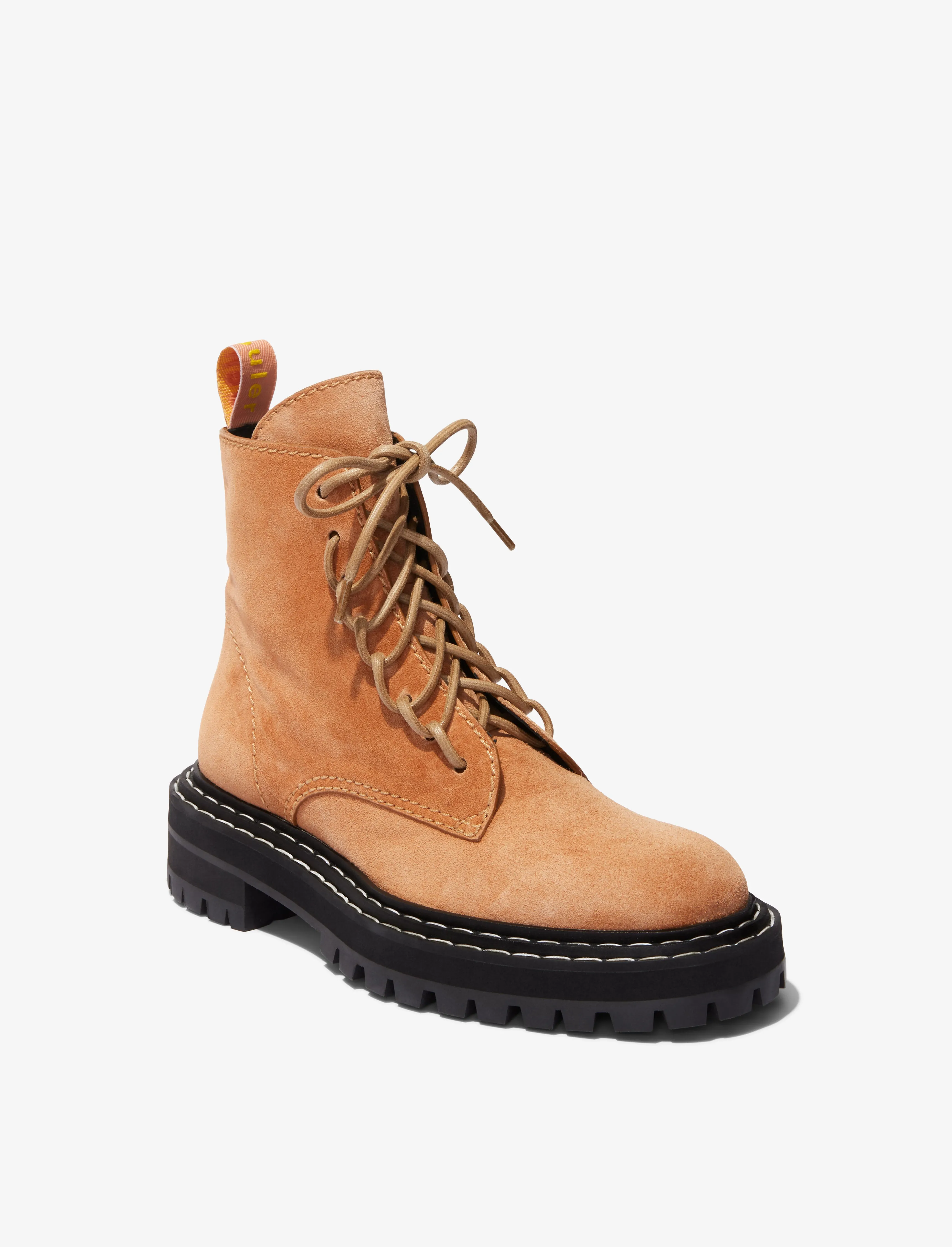 Suede Lug Sole Combat Boots sold by Proenza Schouler product image thumbnail 2