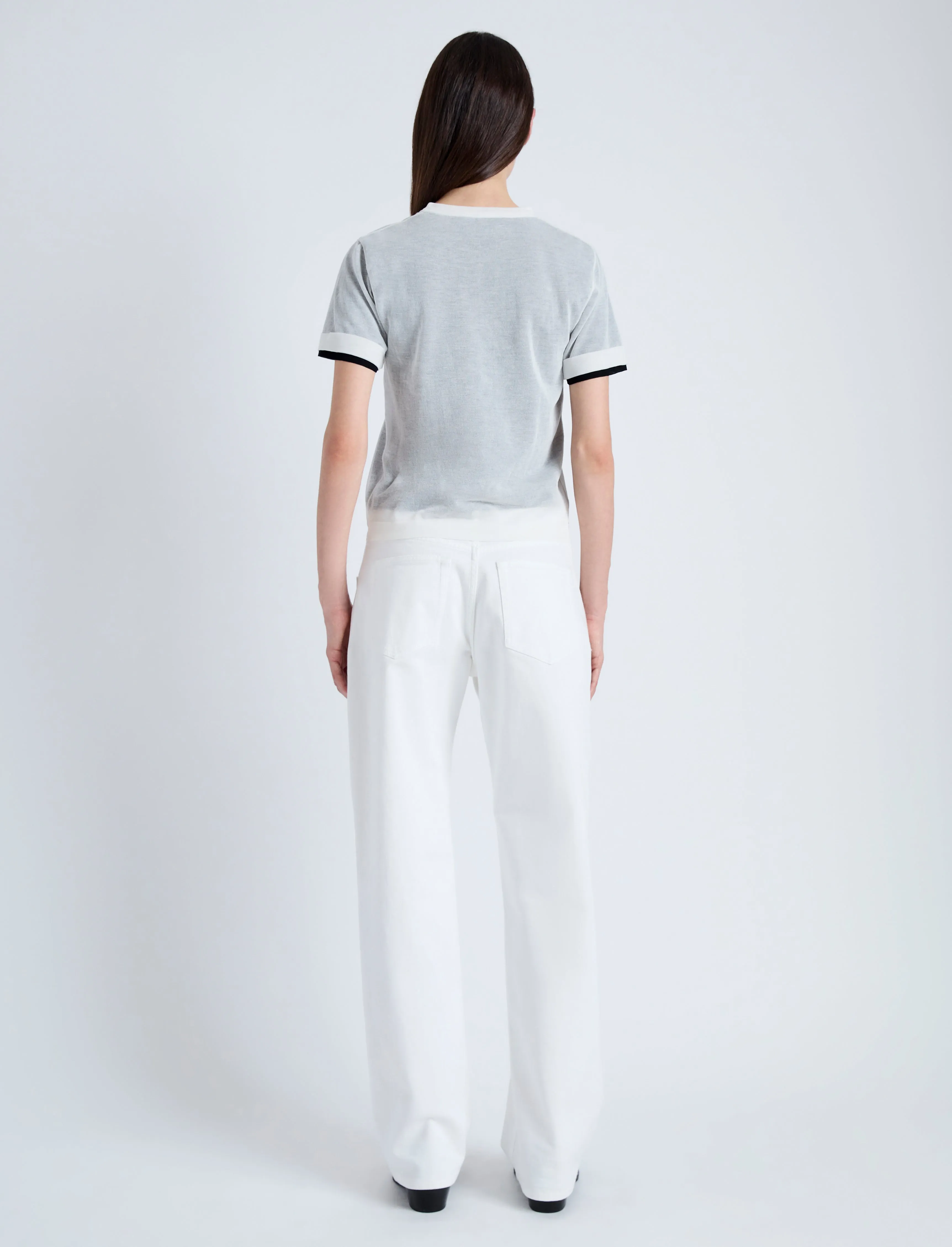 Powell Layered Top in Sheer Knit sold by Proenza Schouler product image thumbnail 5
