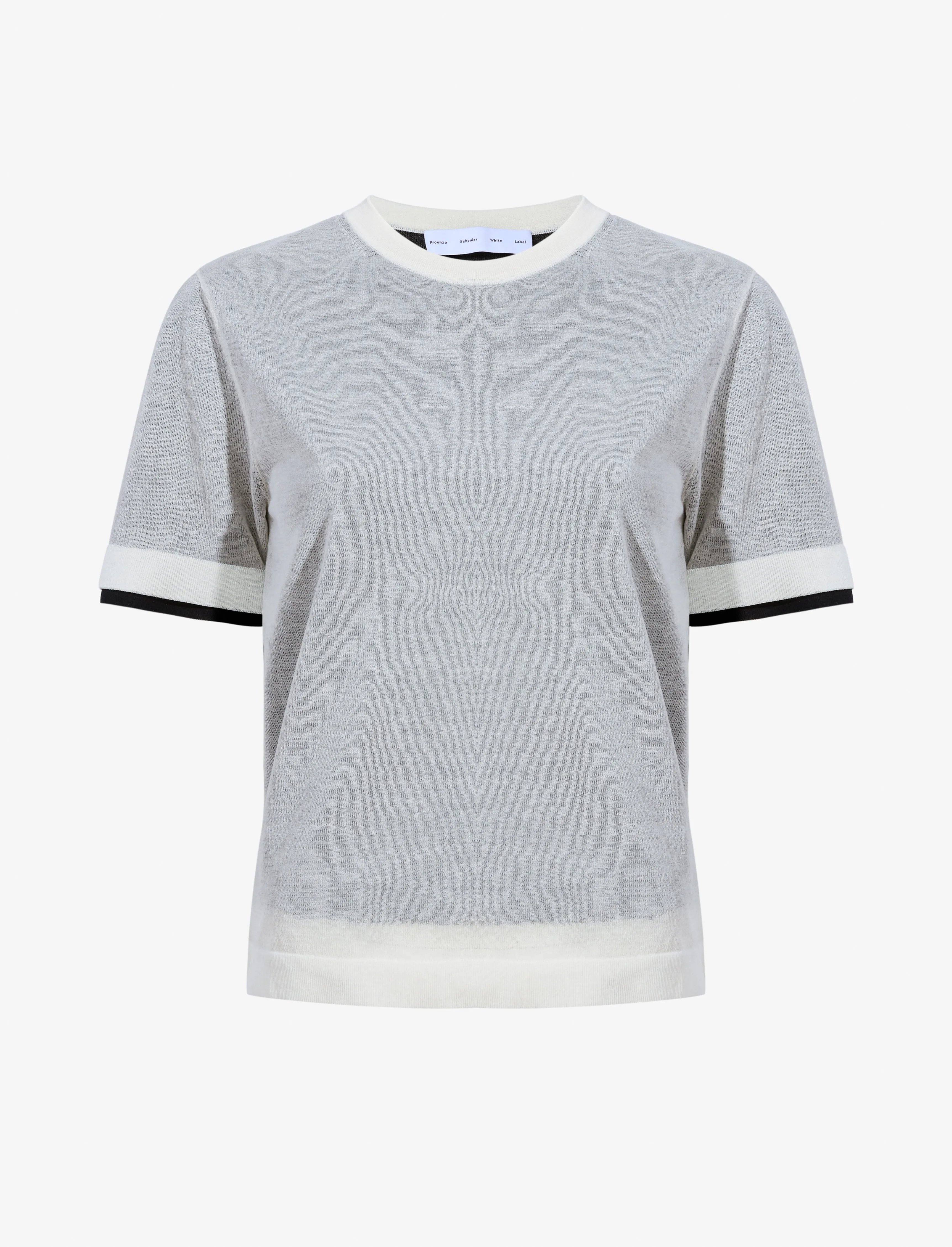 Powell Layered Top in Sheer Knit sold by Proenza Schouler