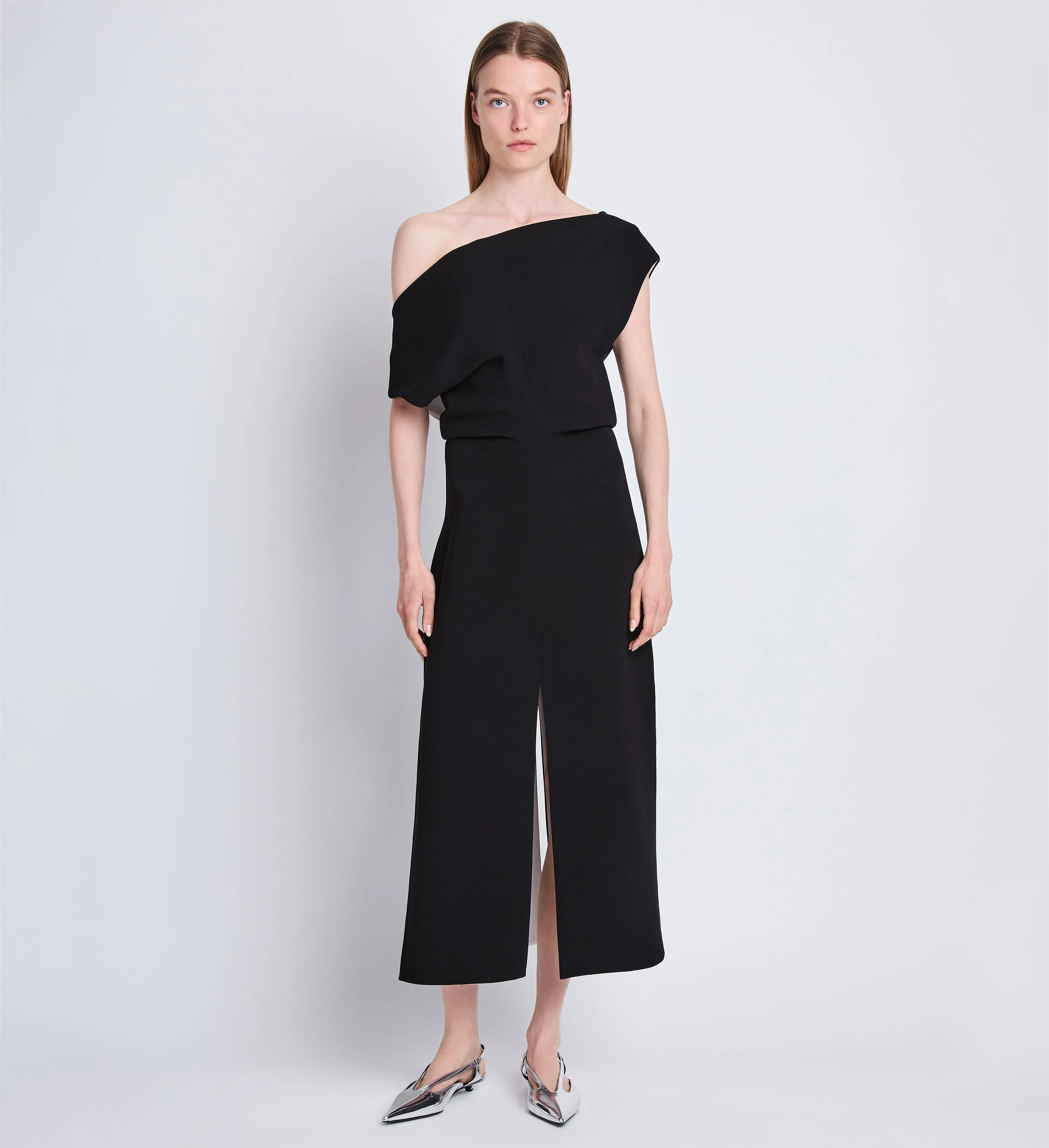 Rosa Dress in Matte Double Crepe sold by Proenza Schouler product image thumbnail 2