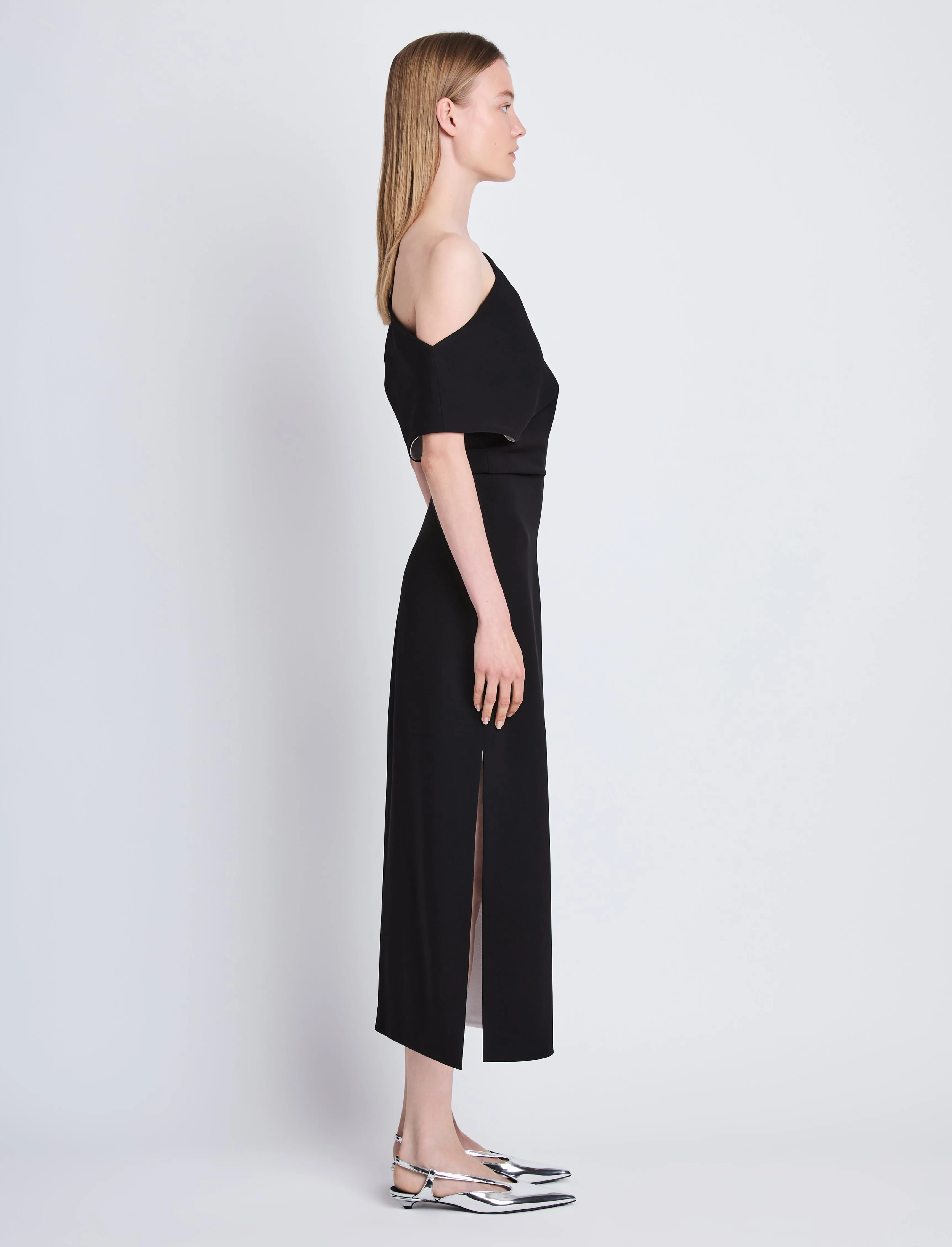 Rosa Dress in Matte Double Crepe sold by Proenza Schouler product image thumbnail 3