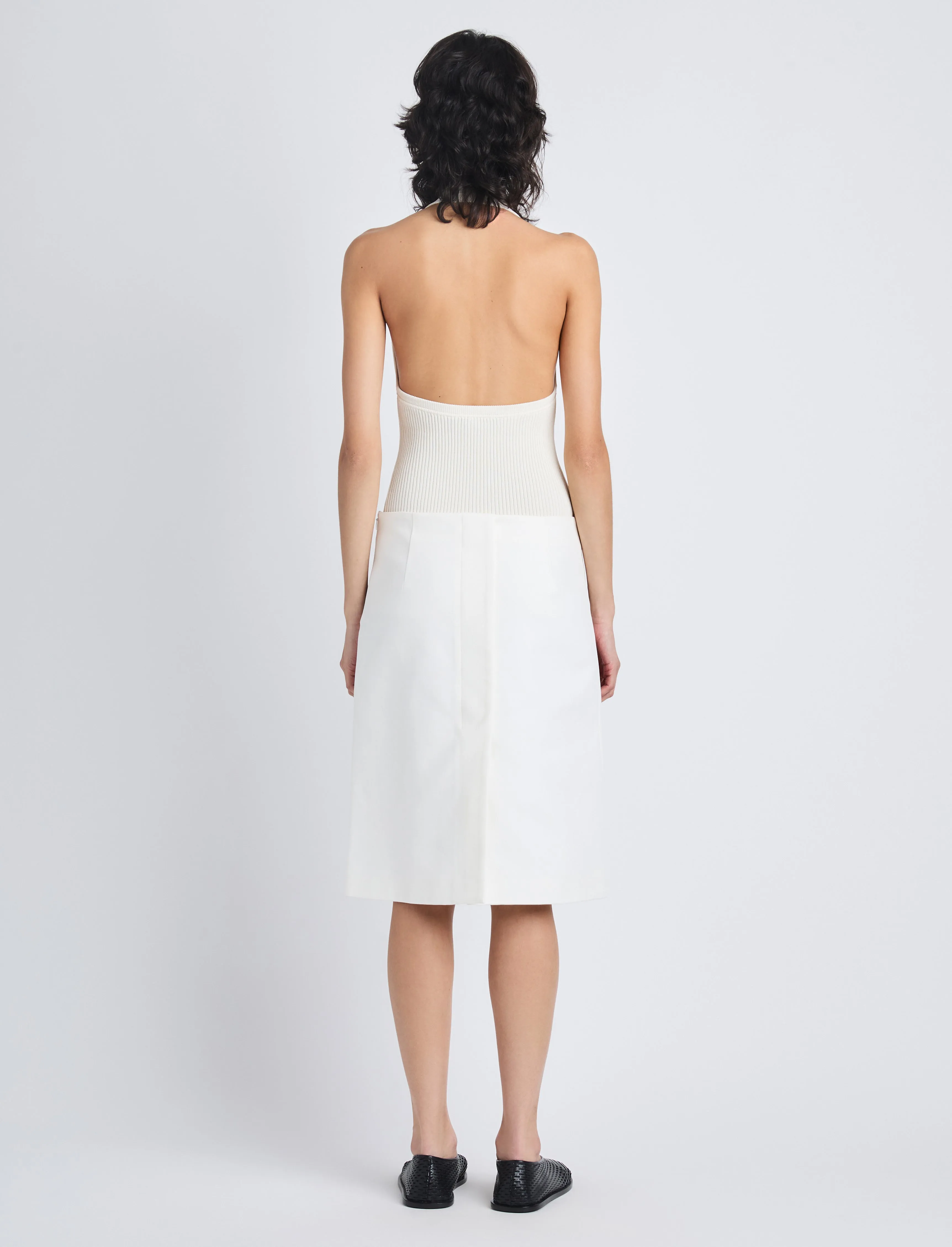 Adele Skirt in Eco Cotton Twill sold by Proenza Schouler product image thumbnail 4