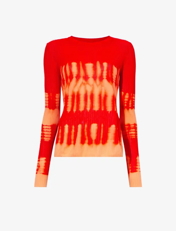 Viscose Knit Tie Dye Top made by Proenza Schouler