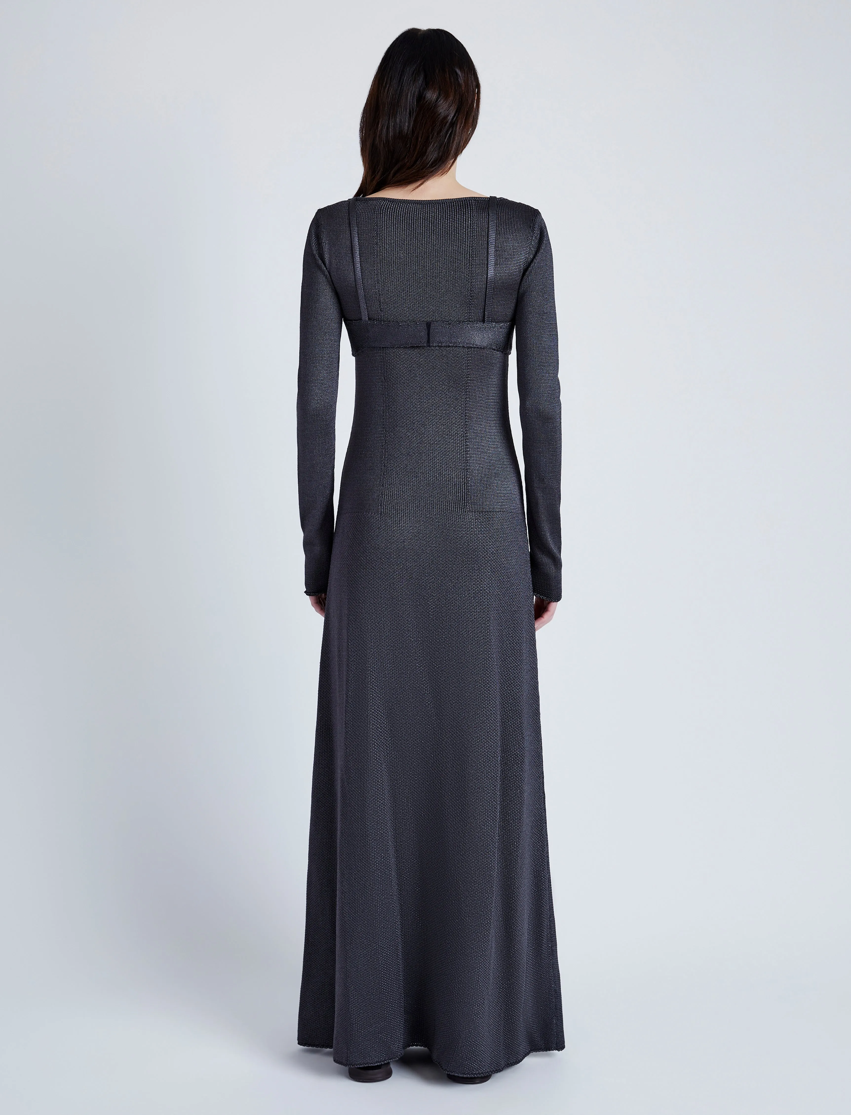 Nalani Dress in Lacquered Viscose sold by Proenza Schouler product image thumbnail 4