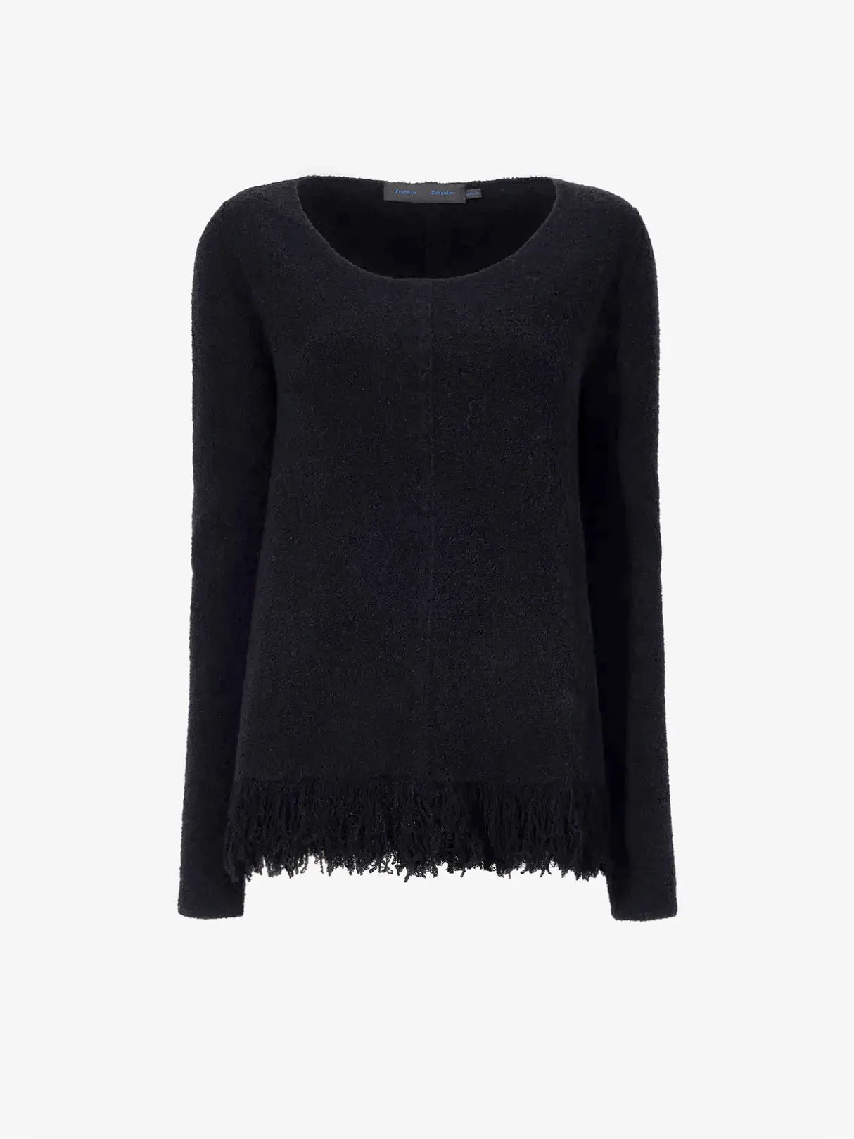 Whitney Sweater in Textured Knits - BLACK sold by Proenza Schouler