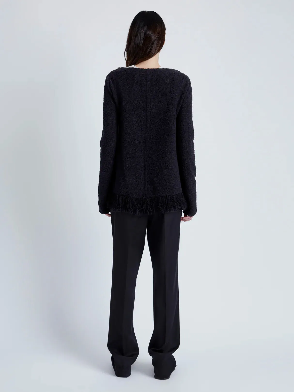 Whitney Sweater in Textured Knits - BLACK sold by Proenza Schouler product image thumbnail 5