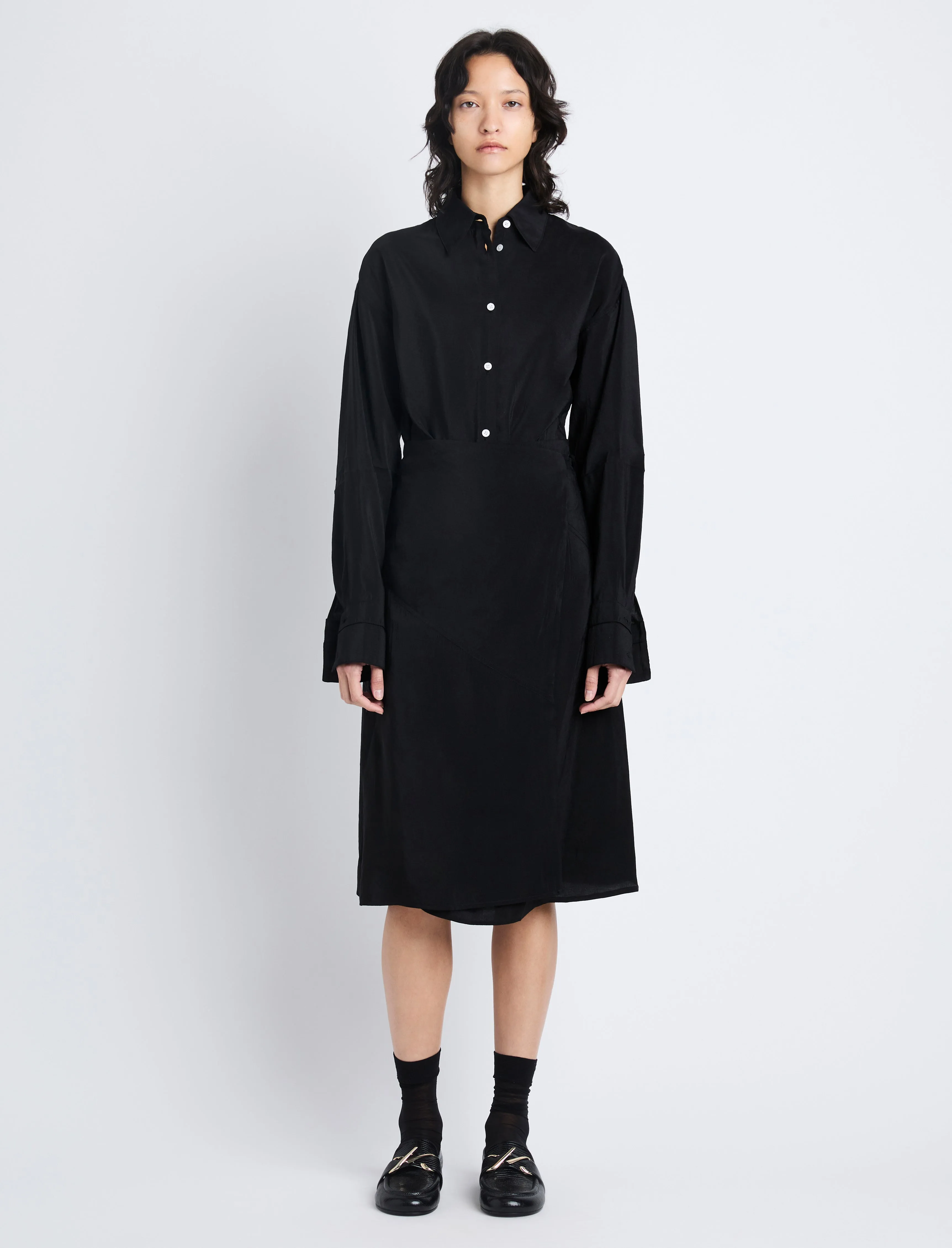 Olympia Dress in Washed Habotai sold by Proenza Schouler product image thumbnail 2
