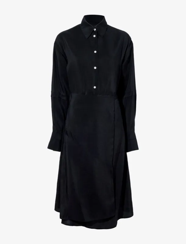 Olympia Dress in Washed Habotai made by Proenza Schouler