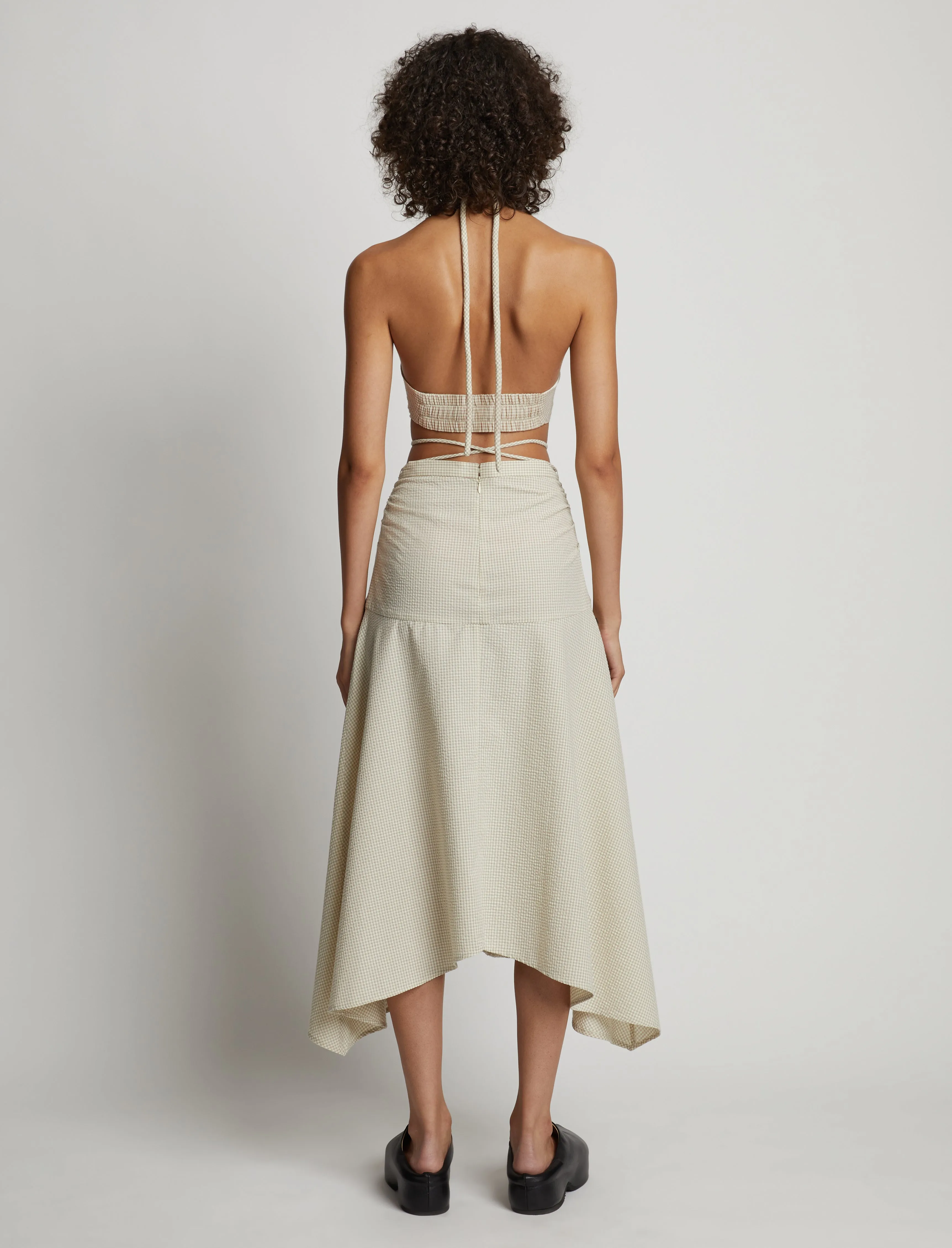 Gingham Halter Bralette sold by Proenza Schouler product image thumbnail 5