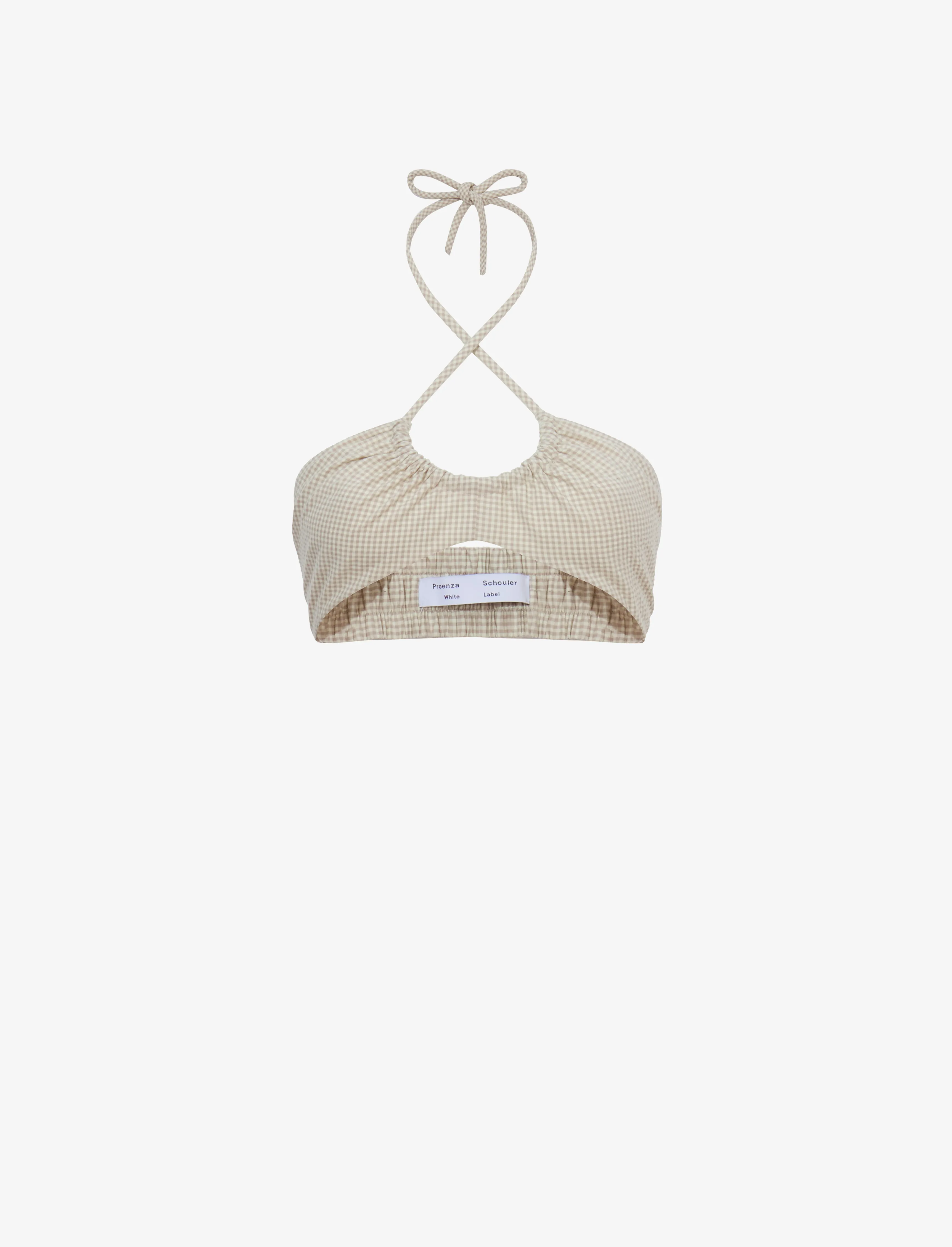 Gingham Halter Bralette sold by Proenza Schouler