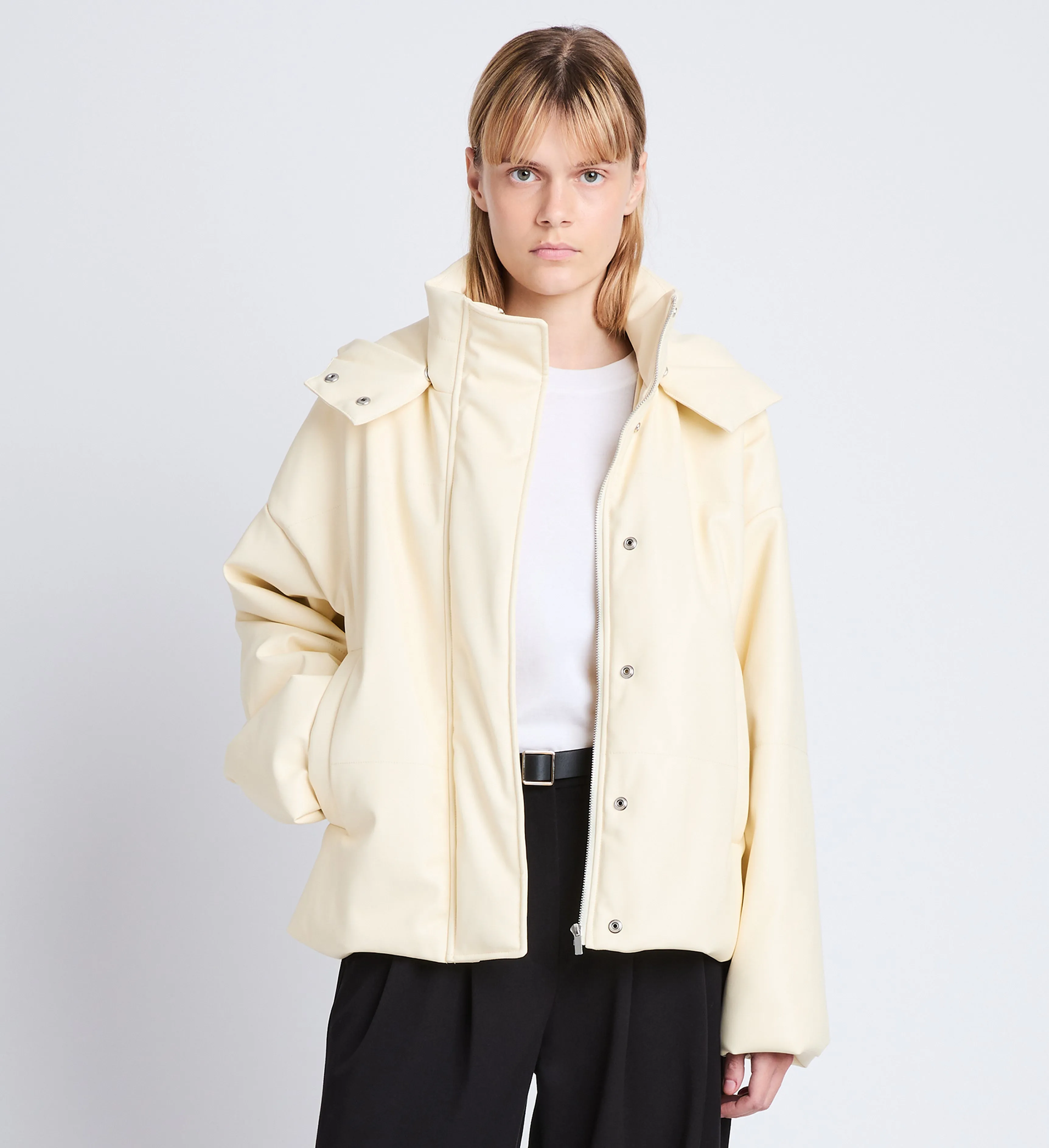 Daylia Puffer Jacket in Faux Leather sold by Proenza Schouler product image thumbnail 2