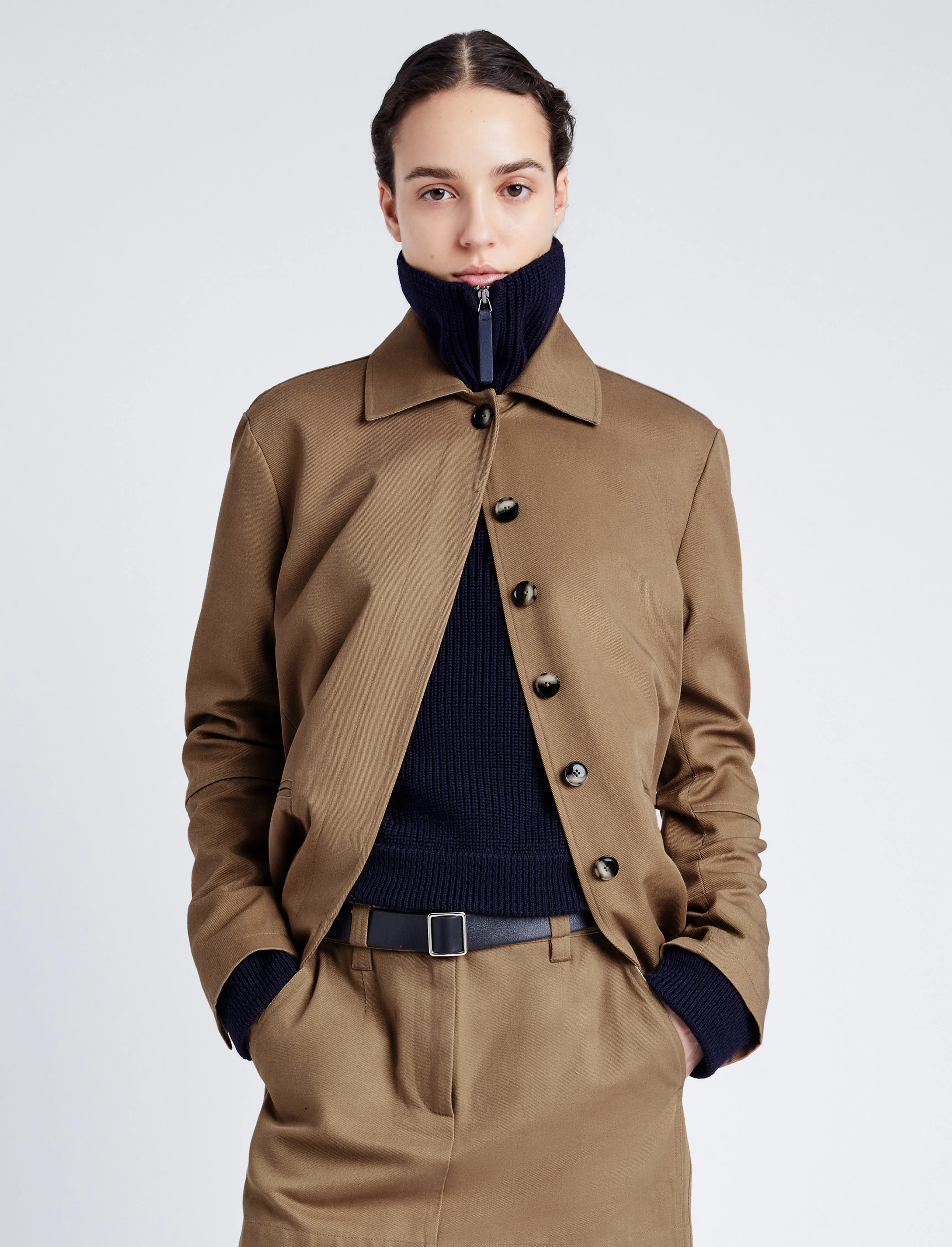 Sawyer Jacket in Gabardine sold by Proenza Schouler product image thumbnail 2