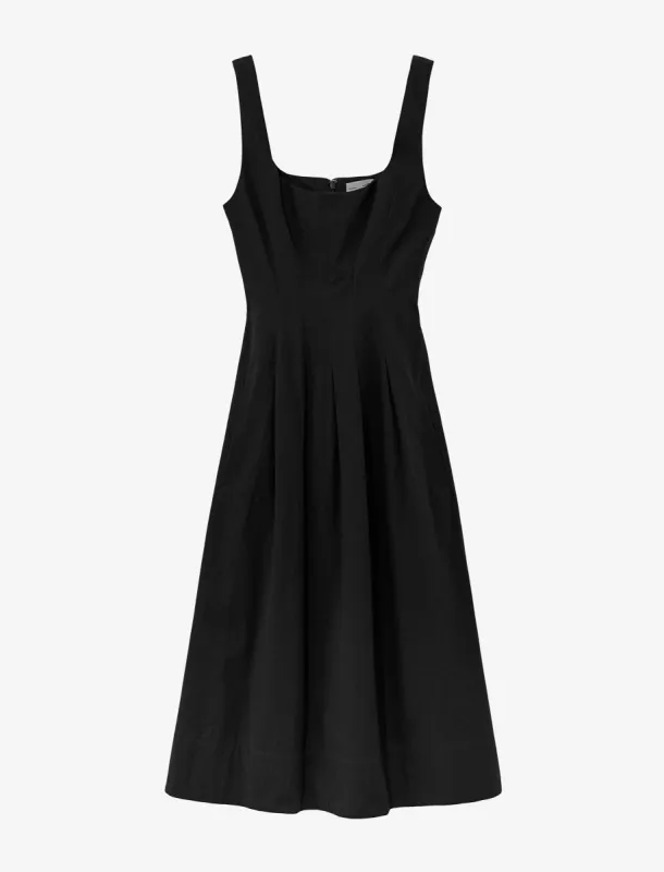 Shelby Dress in Solid Cotton Linen made by Proenza Schouler