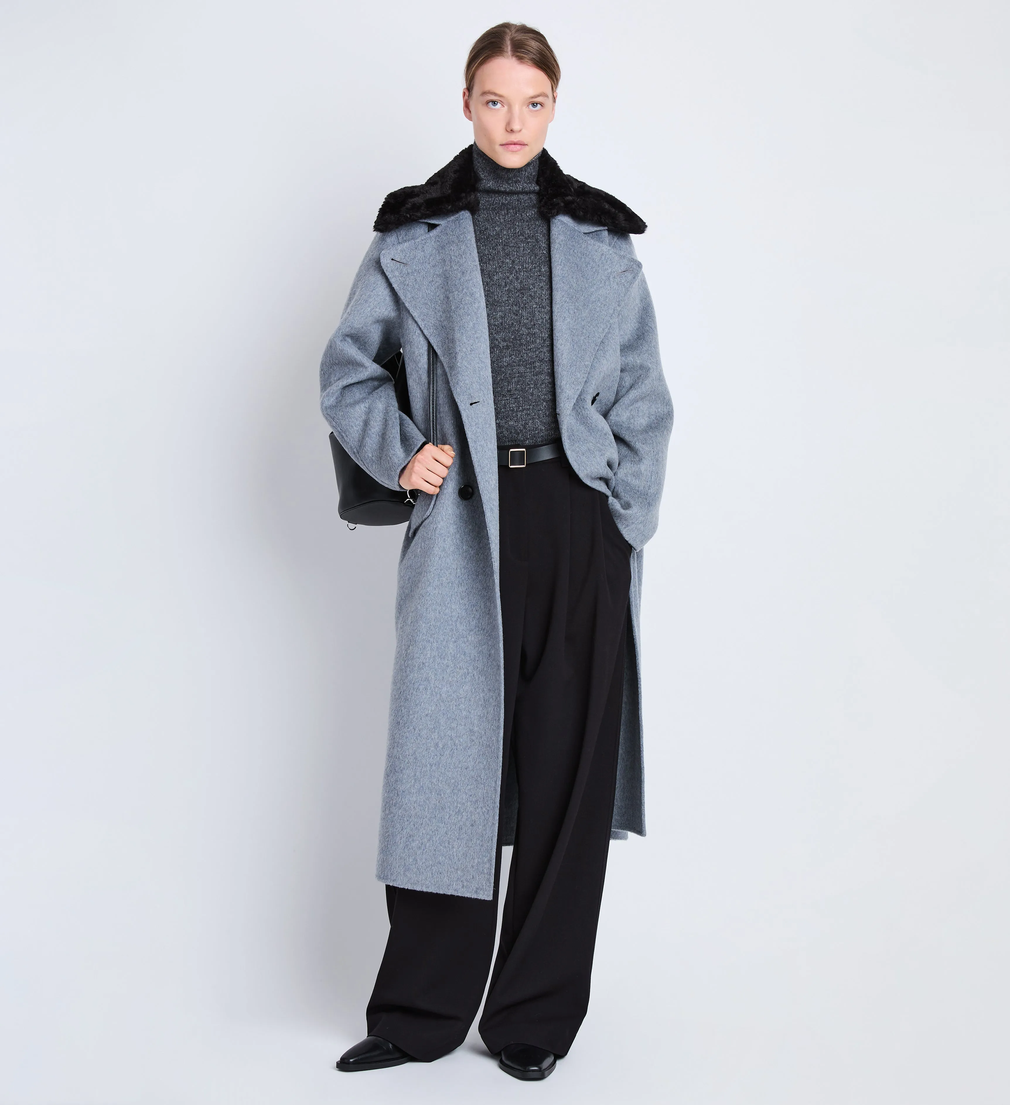 Emma Coat in Double Face Wool sold by Proenza Schouler product image thumbnail 2